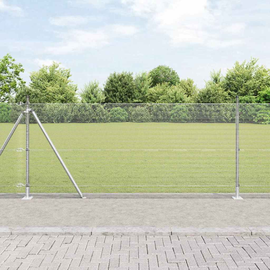 Zavareno žičano ogradno mreža s betonskom podlogom 10 x 0,8 m