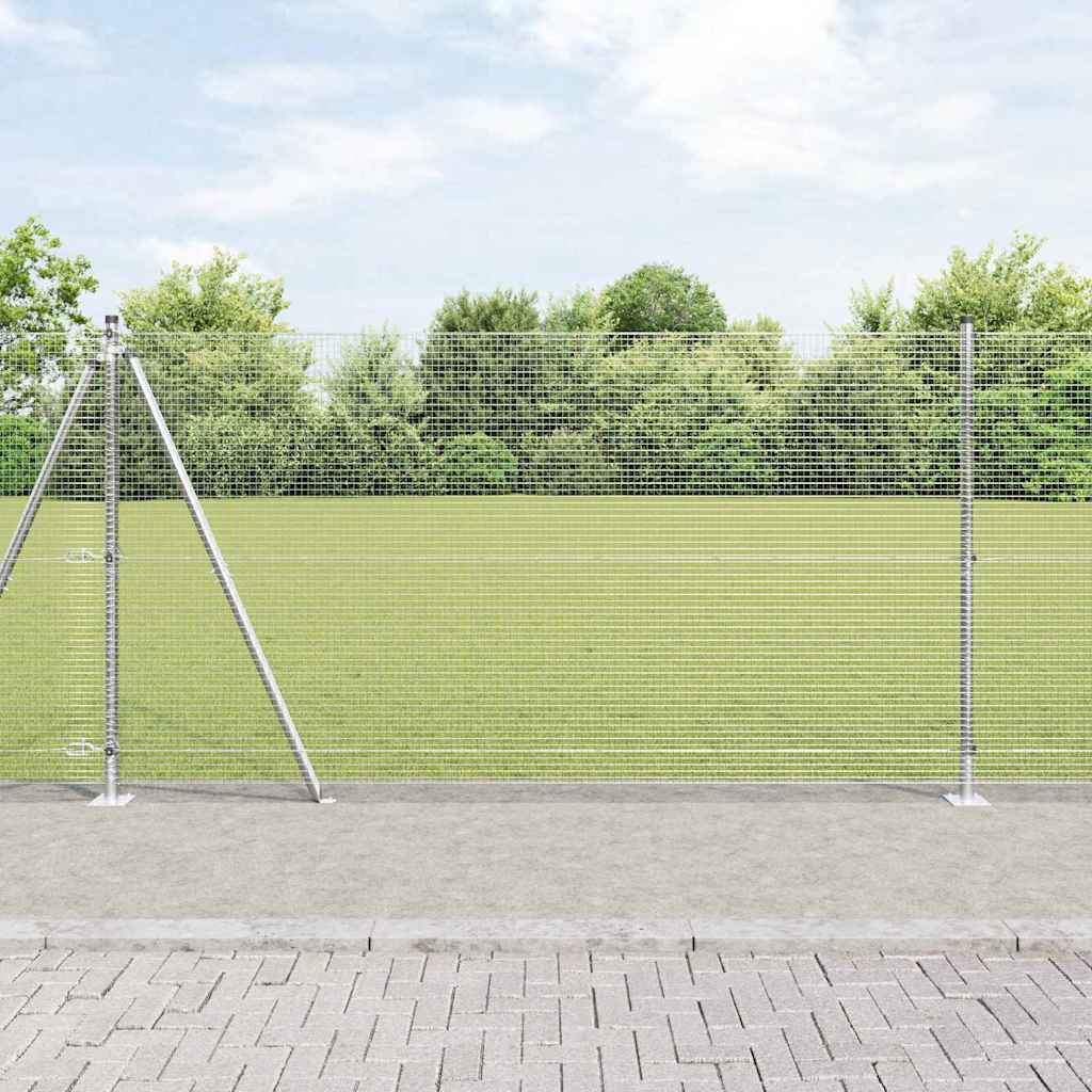 Zavareno žičano ogradno mreža s betonskom podlogom 10 x 1,2 m