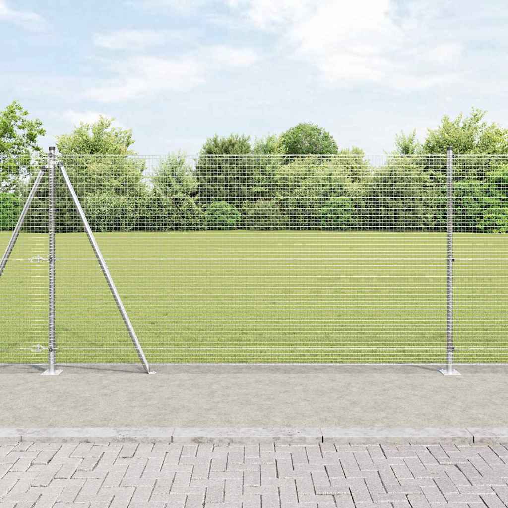 Zavareno žičano ogradno mreža s betonskom podlogom 10 x 1,2 m