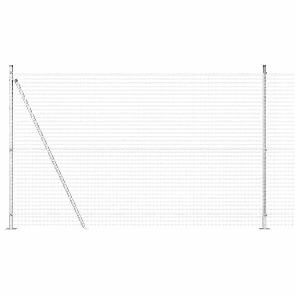 Zavareno žičano ogradno mreža s betonskom podlogom 10 x 1,5 m