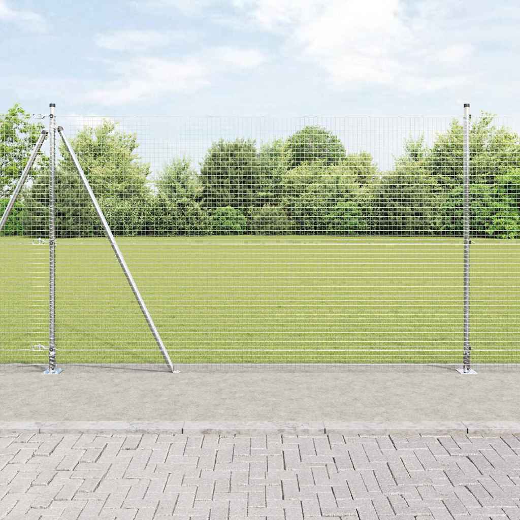 Zavareno žičano ogradno mreža s betonskom podlogom 10 x 1,6 m