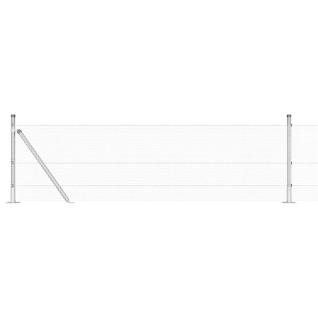Zavareno žičano ogradno mreža s betonskom podlogom 25 x 0,4 m