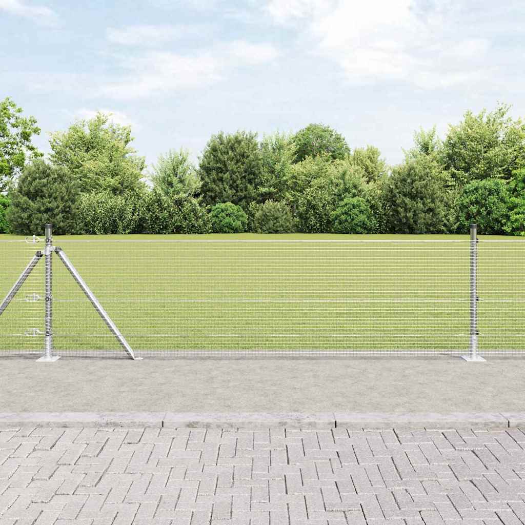 Zavareno žičano ogradno mreža s betonskom podlogom 25 x 0,5 m