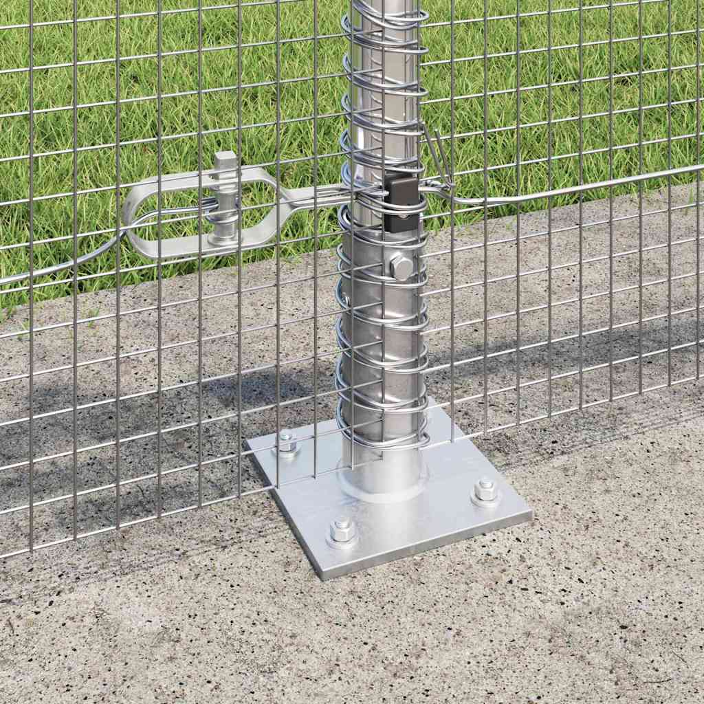 Zavareno žičano ogradno mreža s betonskom podlogom 25 x 0,6 m