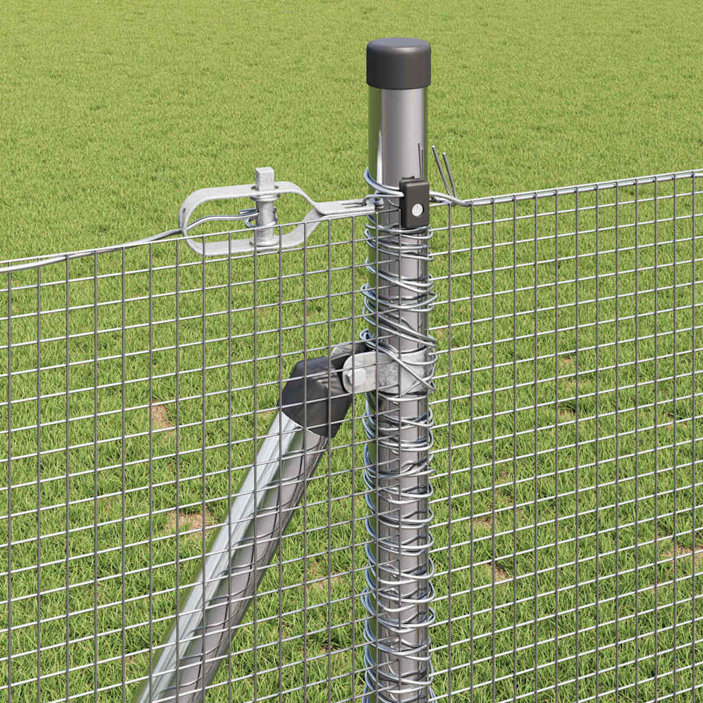 Zavareno žičano ogradno mreža s betonskom podlogom 25 x 1 m