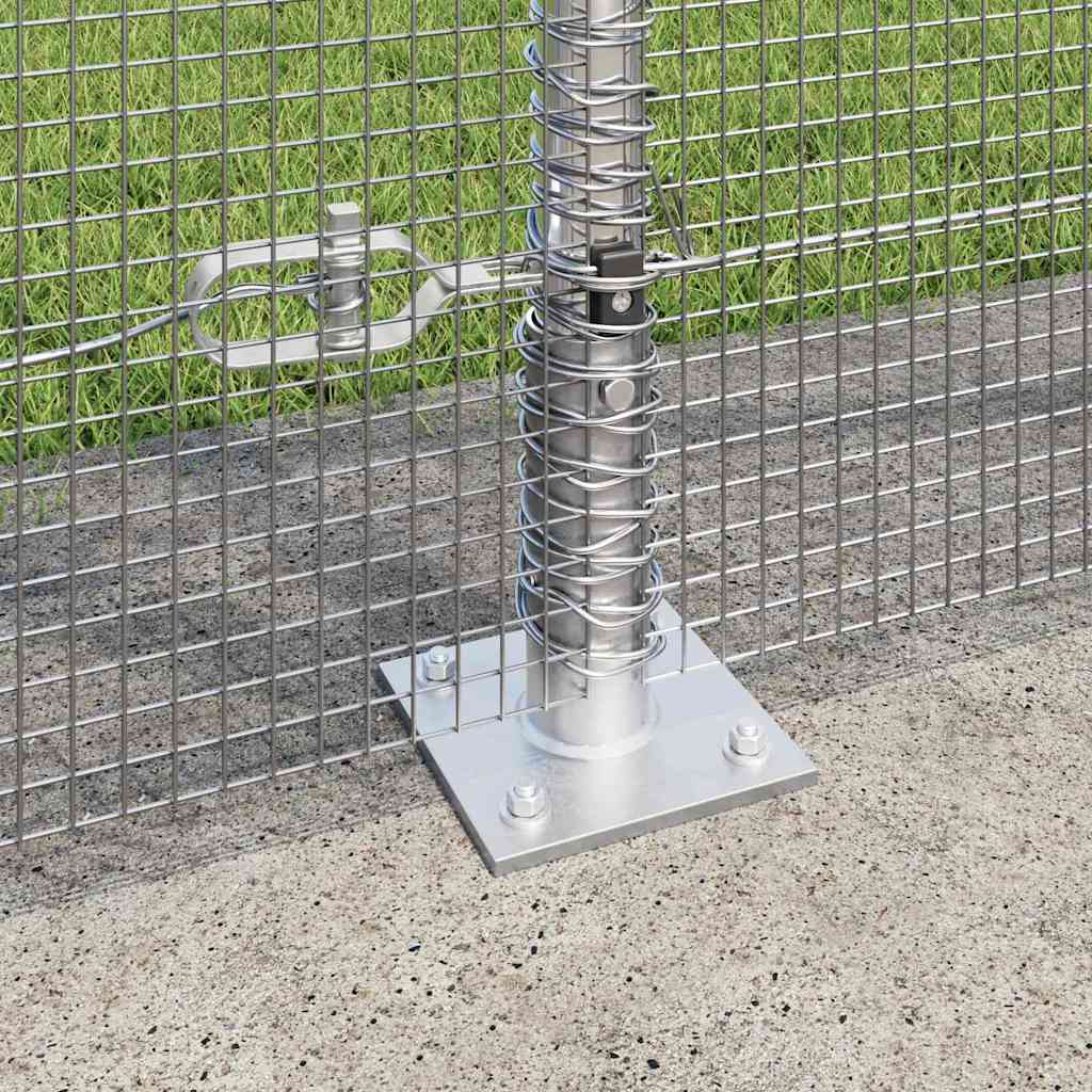 Zavareno žičano ogradno mreža s betonskom podlogom 25 x 1,4 m