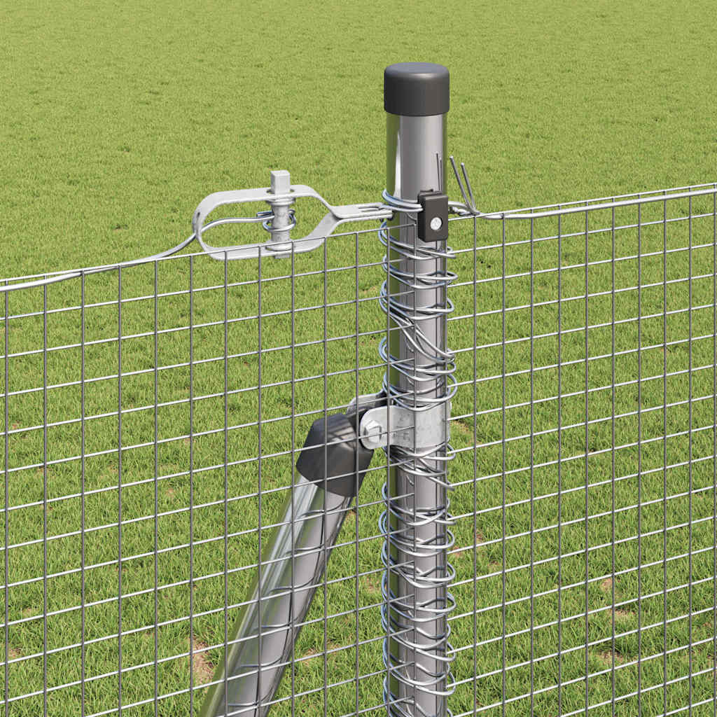 Zavareno žičano ogradno mreža s betonskom podlogom 25 x 1,5 m