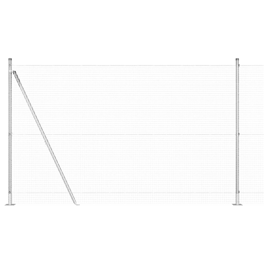 Zavareno žičano ogradno mreža s betonskom podlogom 25 x 1,5 m