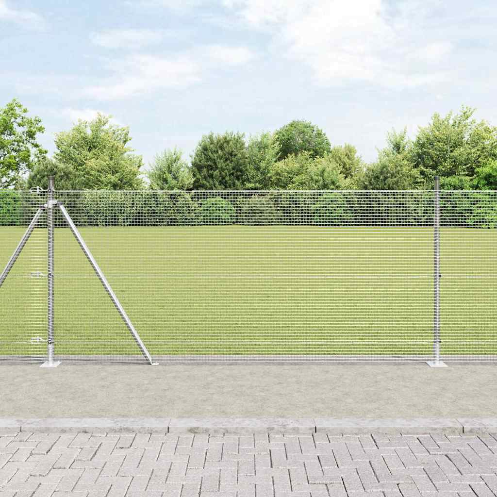Zavareno žičano ogradno mreža s betonskom podlogom 50 x 0,8 m