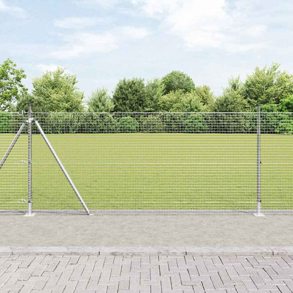 Zavareno žičano ogradno mreža s betonskom podlogom 50 x 1 m