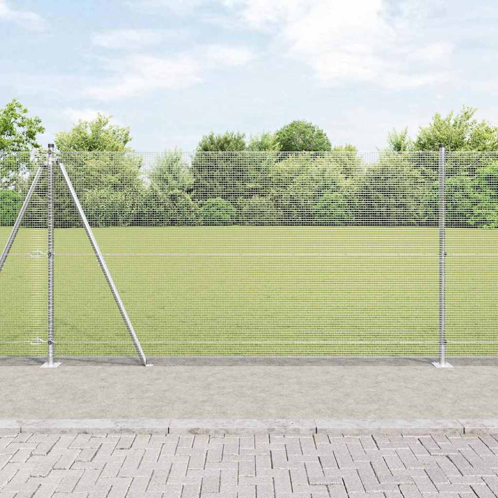 Zavareno žičano ogradno mreža s betonskom podlogom 50 x 1,2 m