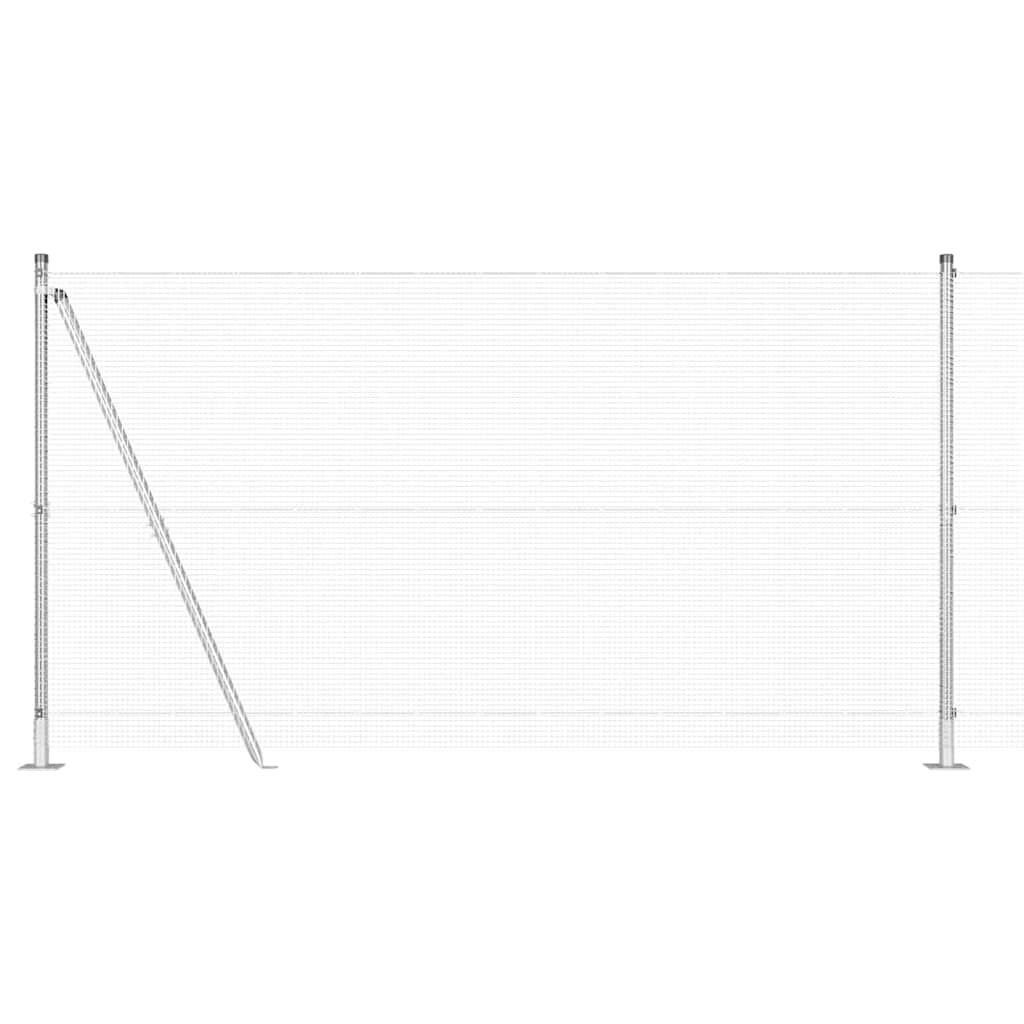 Zavareno žičano ogradno mreža s betonskom podlogom 50 x 1,2 m