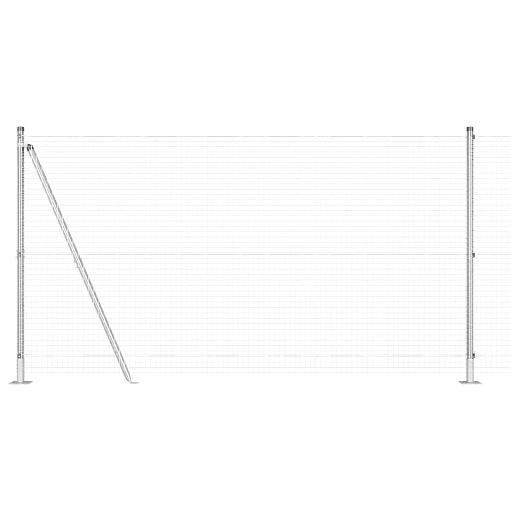 Zavareno žičano ogradno mreža s betonskom podlogom 50 x 1,2 m