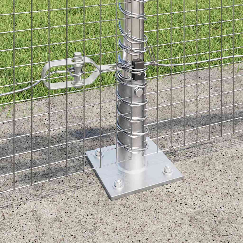 Zavareno žičano ogradno mreža s betonskom podlogom 100 x 0,6 m
