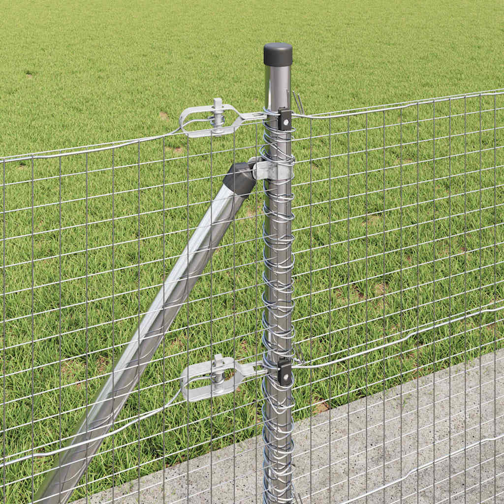Zavareno žičano ogradno mreža s betonskom podlogom 100 x 0,6 m
