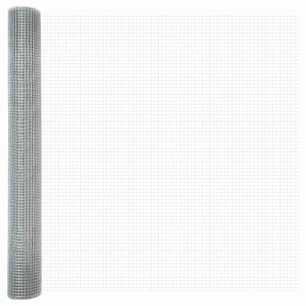 Zavareno žičano ogradno mreža s betonskom podlogom 100 x 0,8 m