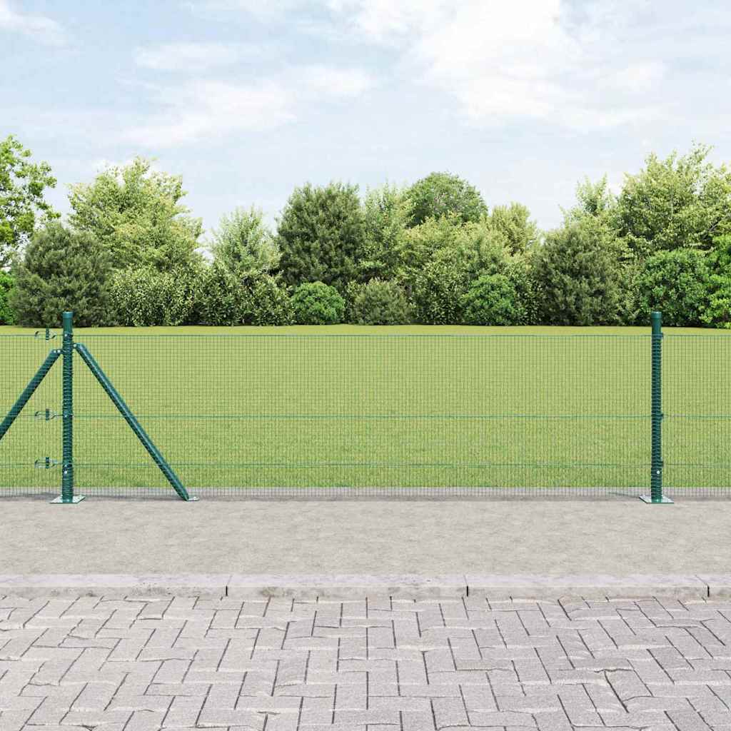 Zavareno žičano ogradno mreža s betonskom podlogom 10 x 0,6 m