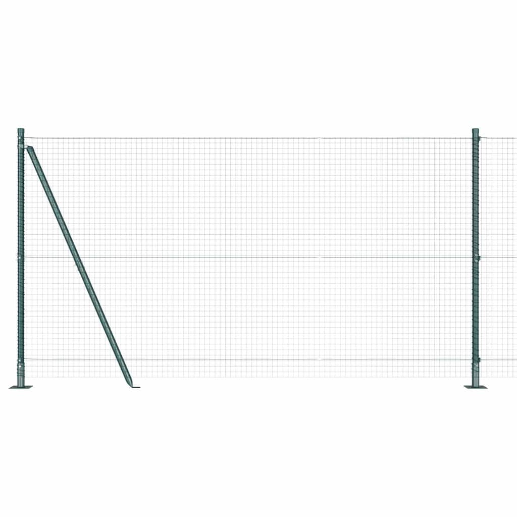 Zavareno žičano ogradno mreža s betonskom podlogom 10 x 1,2 m