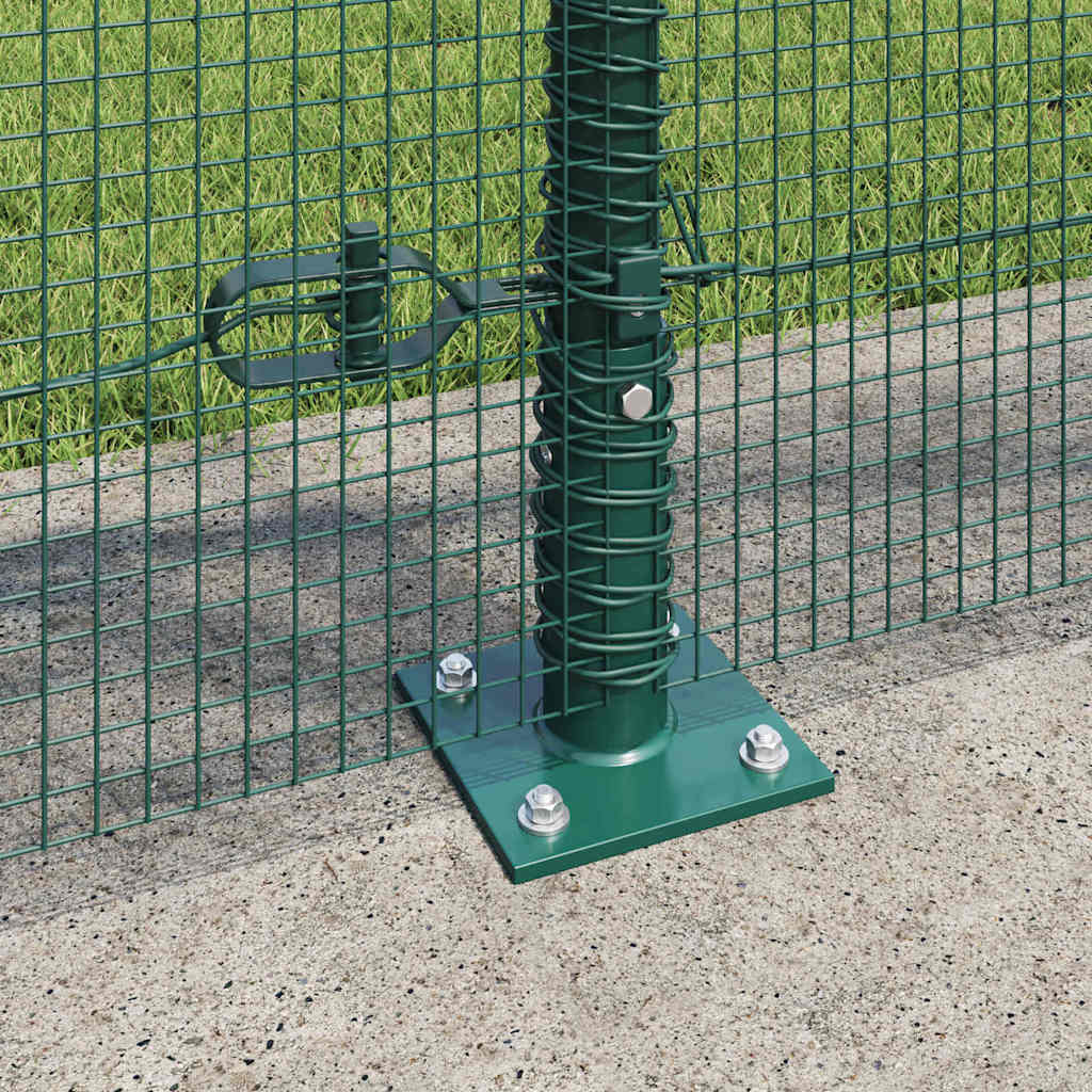 Zavareno žičano ogradno mreža s betonskom podlogom 25 x 0,8 m