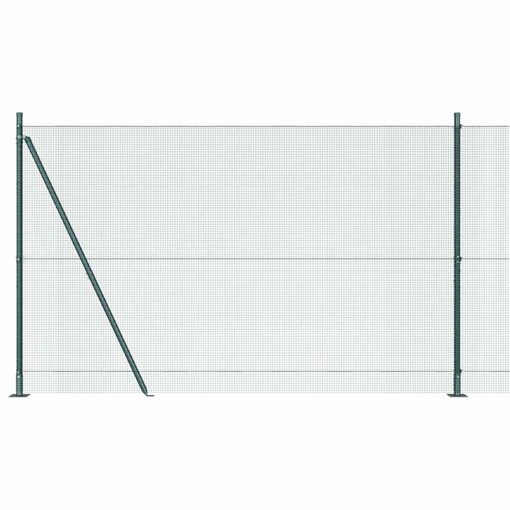 Zavareno žičano ogradno mreža s betonskom podlogom 25 x 1,4 m