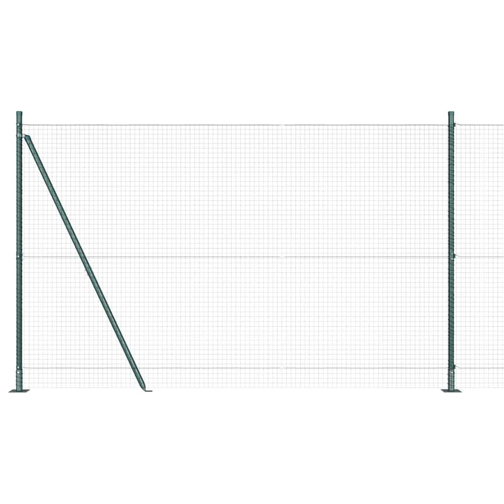 Zavareno žičano ogradno mreža s betonskom podlogom 25 x 1,4 m