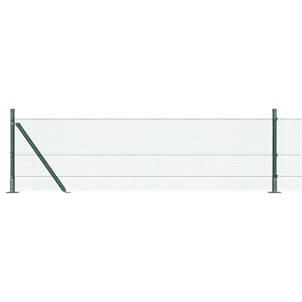 Zavareno žičano ogradno mreža s betonskom podlogom 50 x 0,4 m