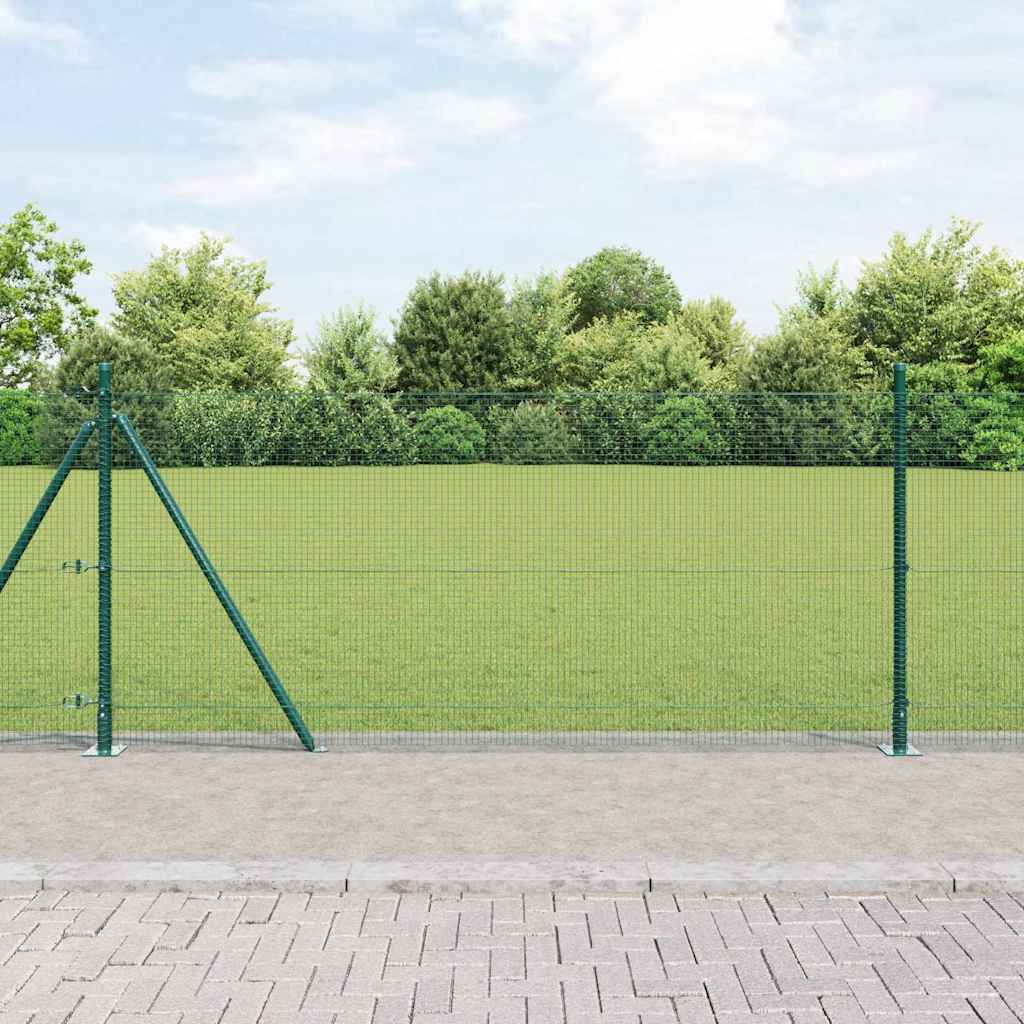 Zavareno žičano ogradno mreža s betonskom podlogom 50 x 1 m