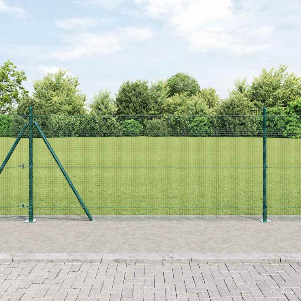 Zavareno žičano ogradno mreža s betonskom podlogom 50 x 1 m