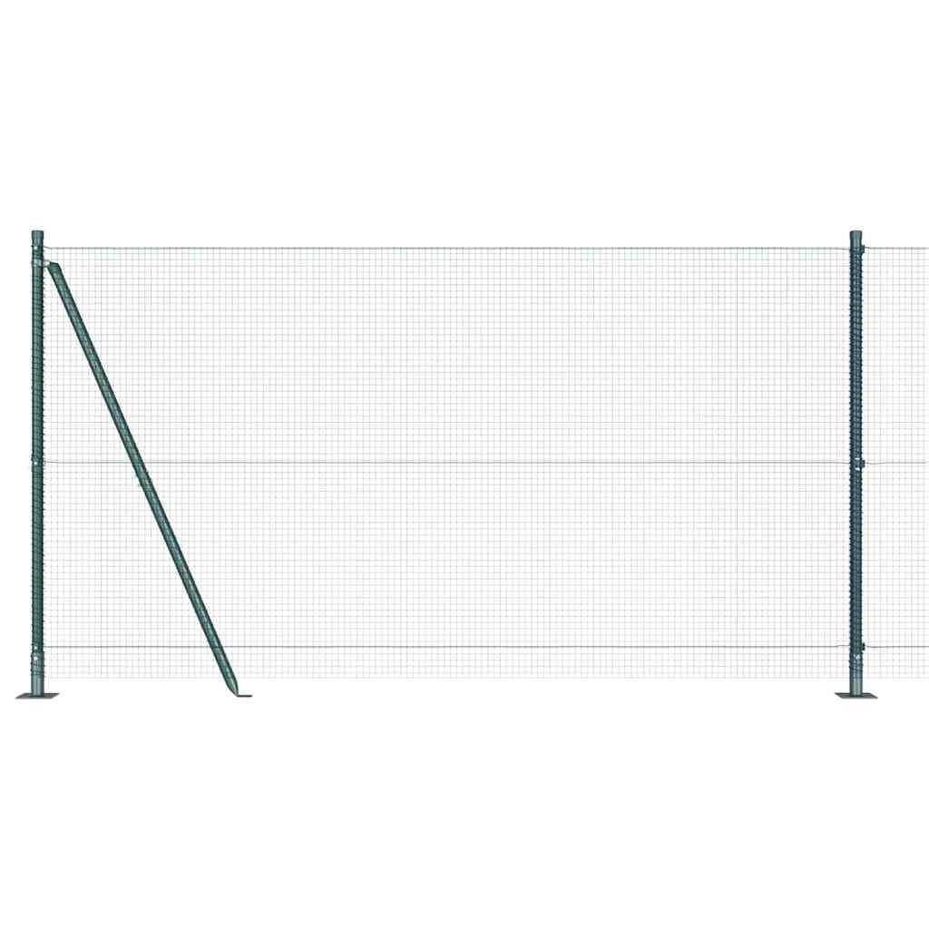 Zavareno žičano ogradno mreža s betonskom podlogom 50 x 1,2 m