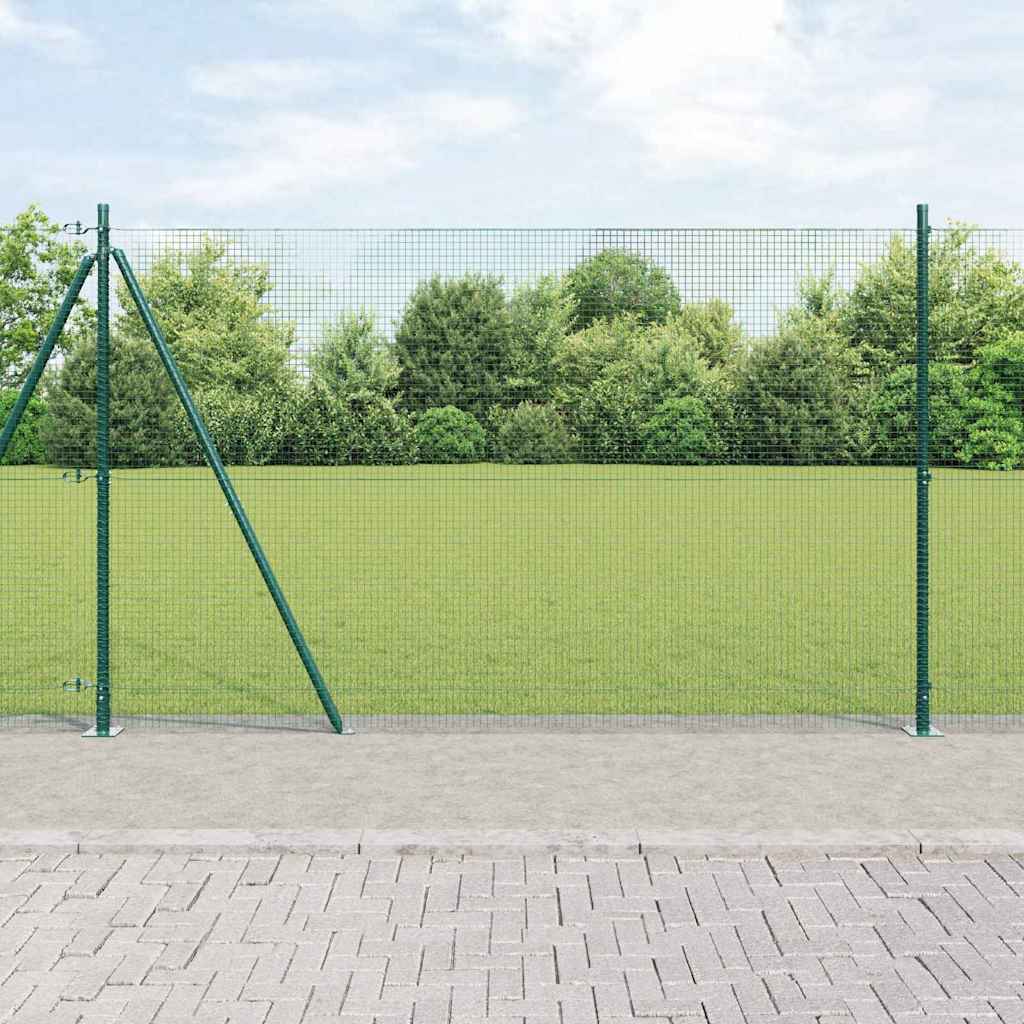 Zavareno žičano ogradno mreža s betonskom podlogom 50 x 1,4 m