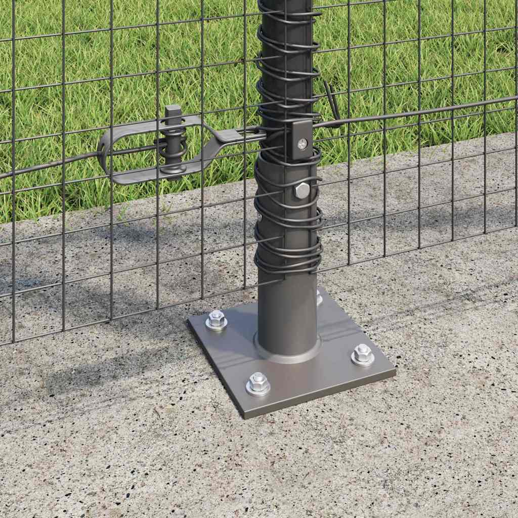 Zavareno žičano ogradno mreža s betonskom podlogom 10 x 1,2 m