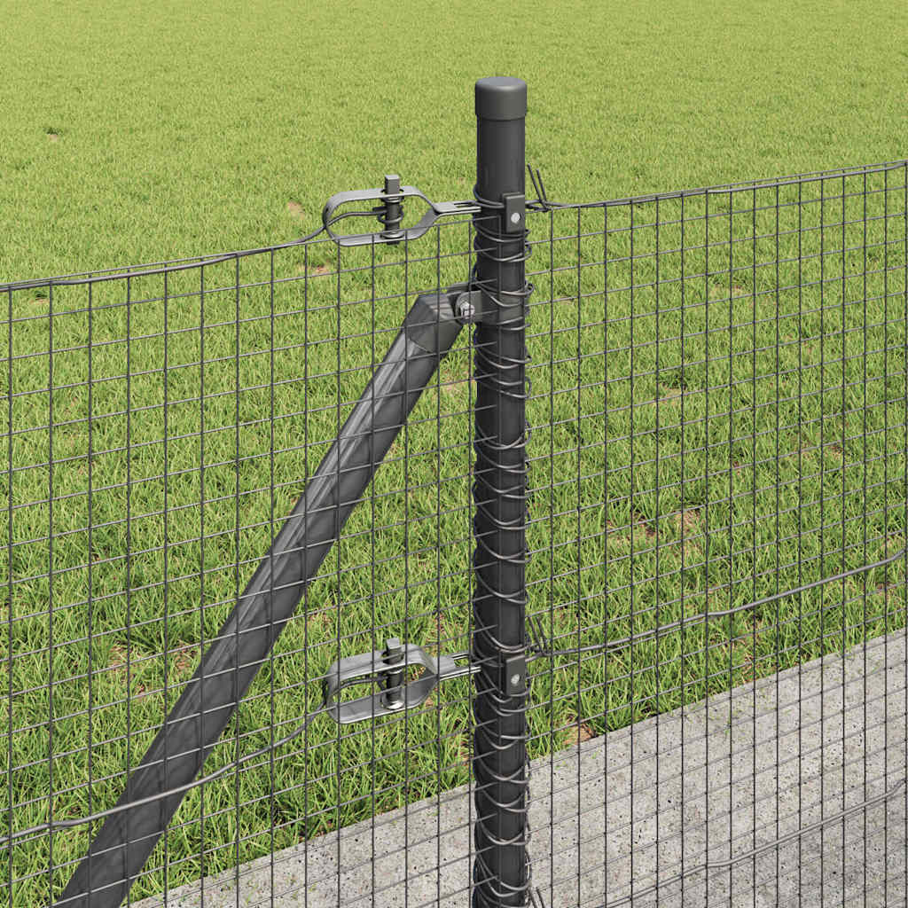 Zavareno žičano ogradno mreža s betonskom podlogom 25 x 0,6 m