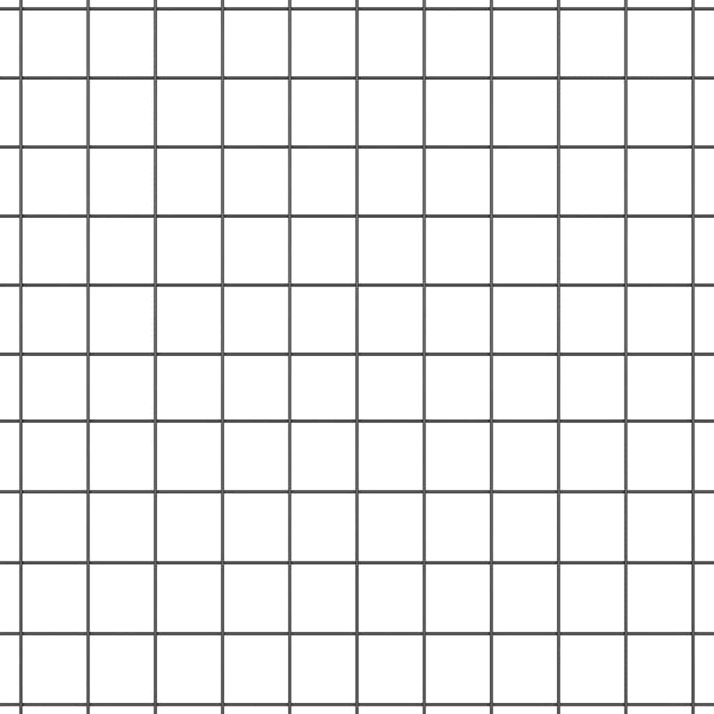 Zavareno žičano ogradno mreža s betonskom podlogom 25 x 0,8 m
