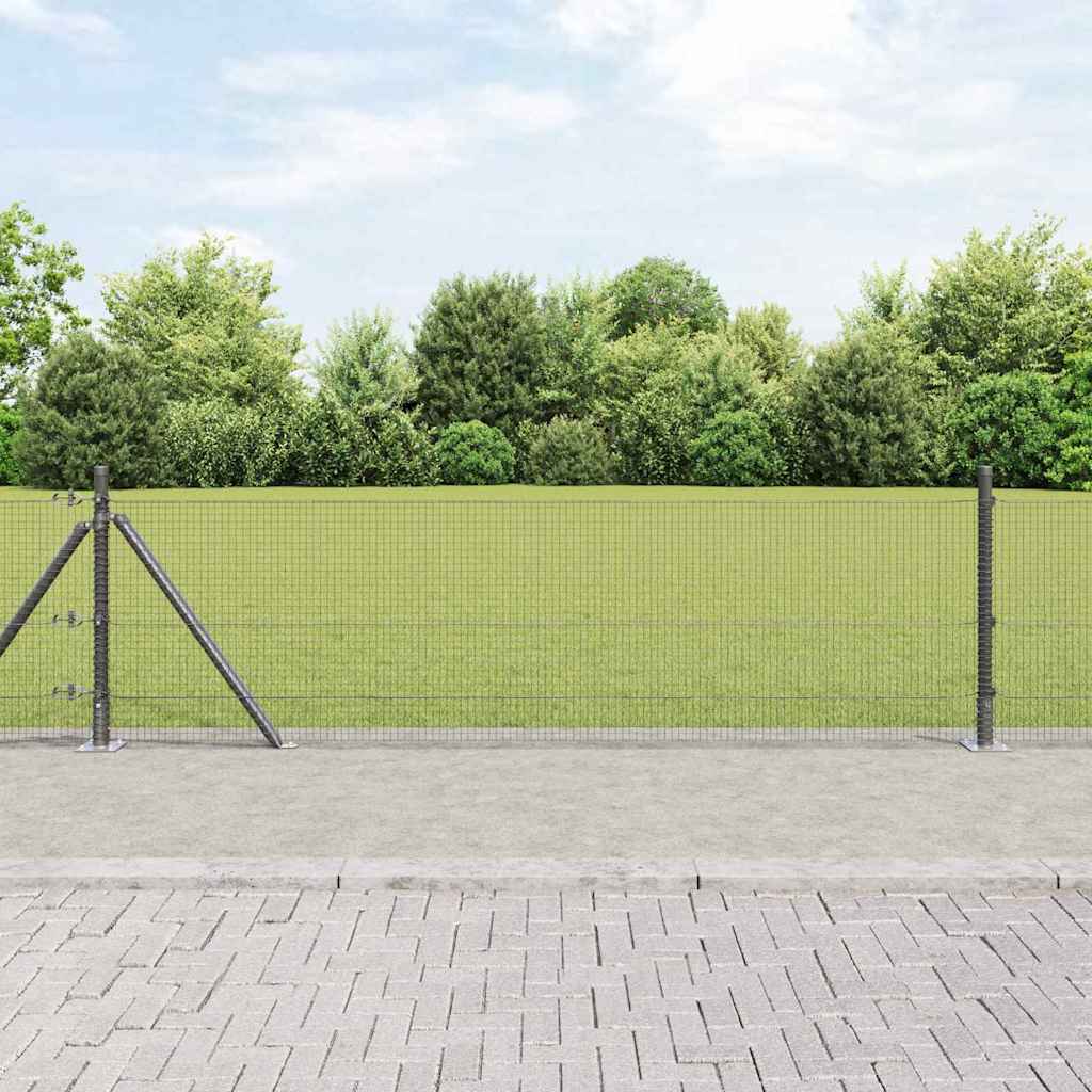 Zavareno žičano ogradno mreža s betonskom podlogom 50 x 0,4 m