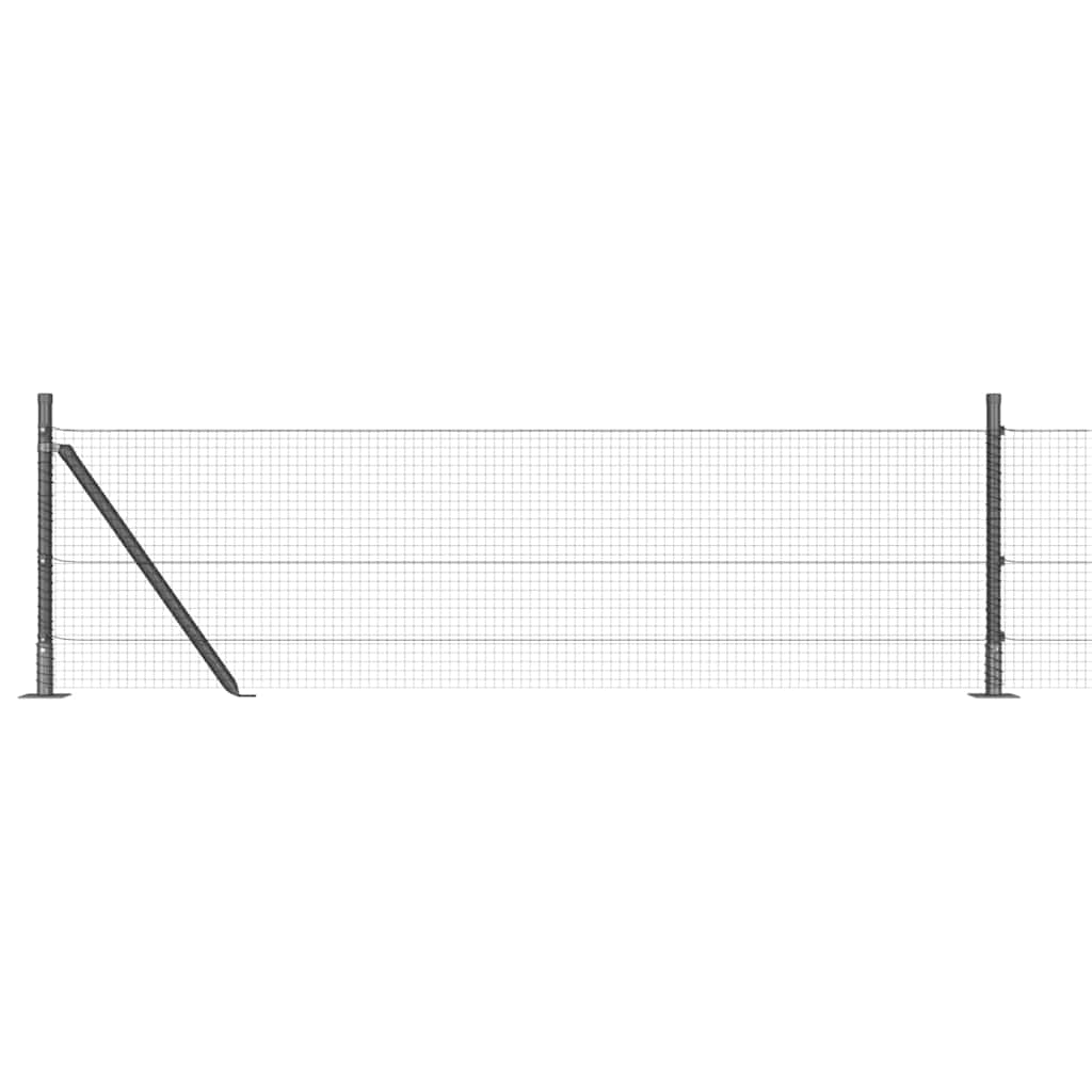 Zavareno žičano ogradno mreža s betonskom podlogom 50 x 0,5 m