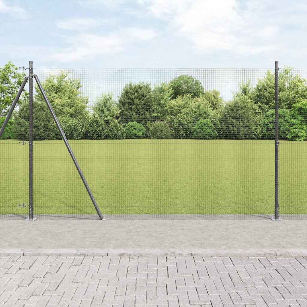 Zavareno žičano ogradno mreža s betonskom podlogom 50 x 1,4 m