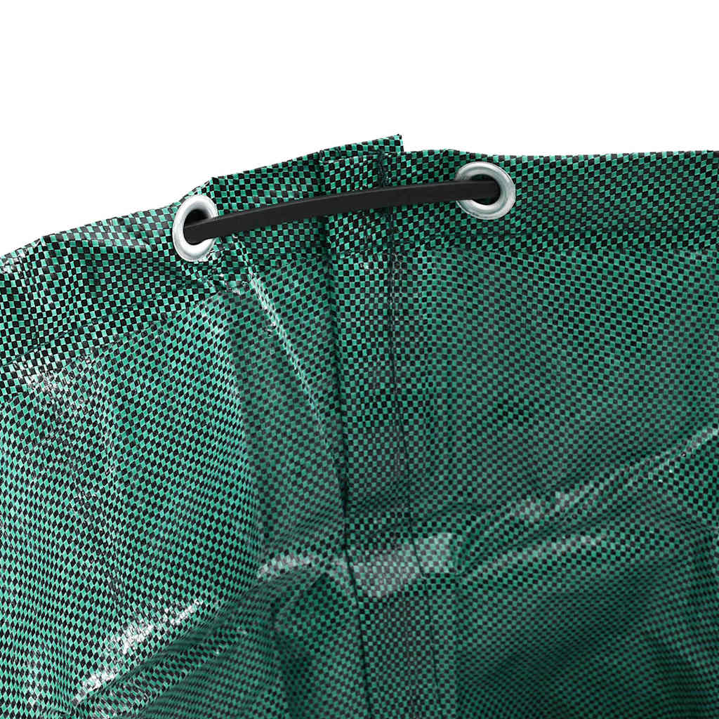 Vreće za otpad u vrtu 4 pcs Zelena 66 x 66 x 83,5 cm