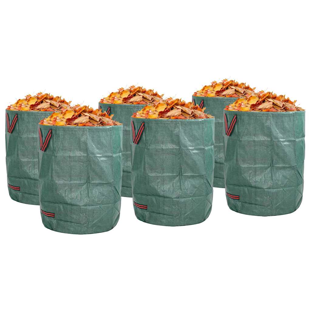 Vreće za otpad u vrtu 12 pcs Zelena 66 x 66 x 83,5 cm