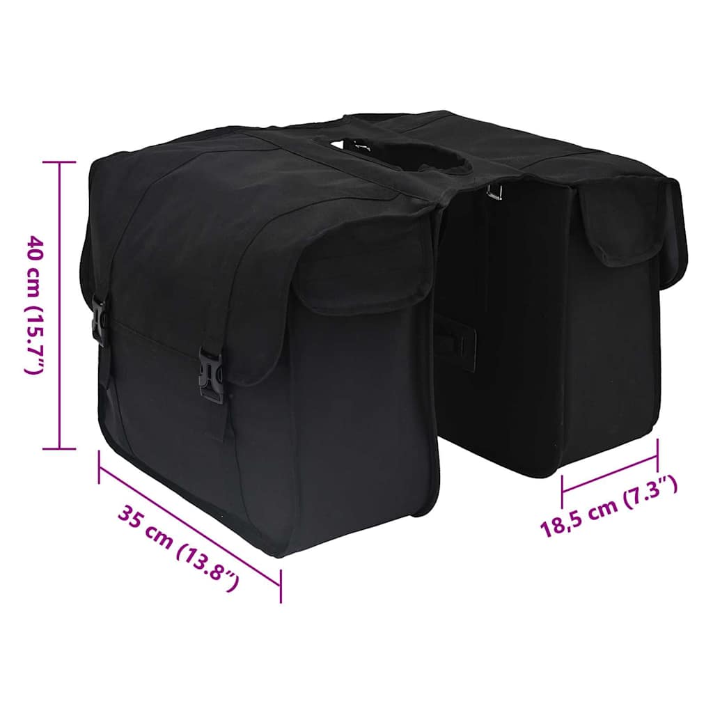 Torba za bicikl Crna 40 x 18.5 x 35 cm Poliester