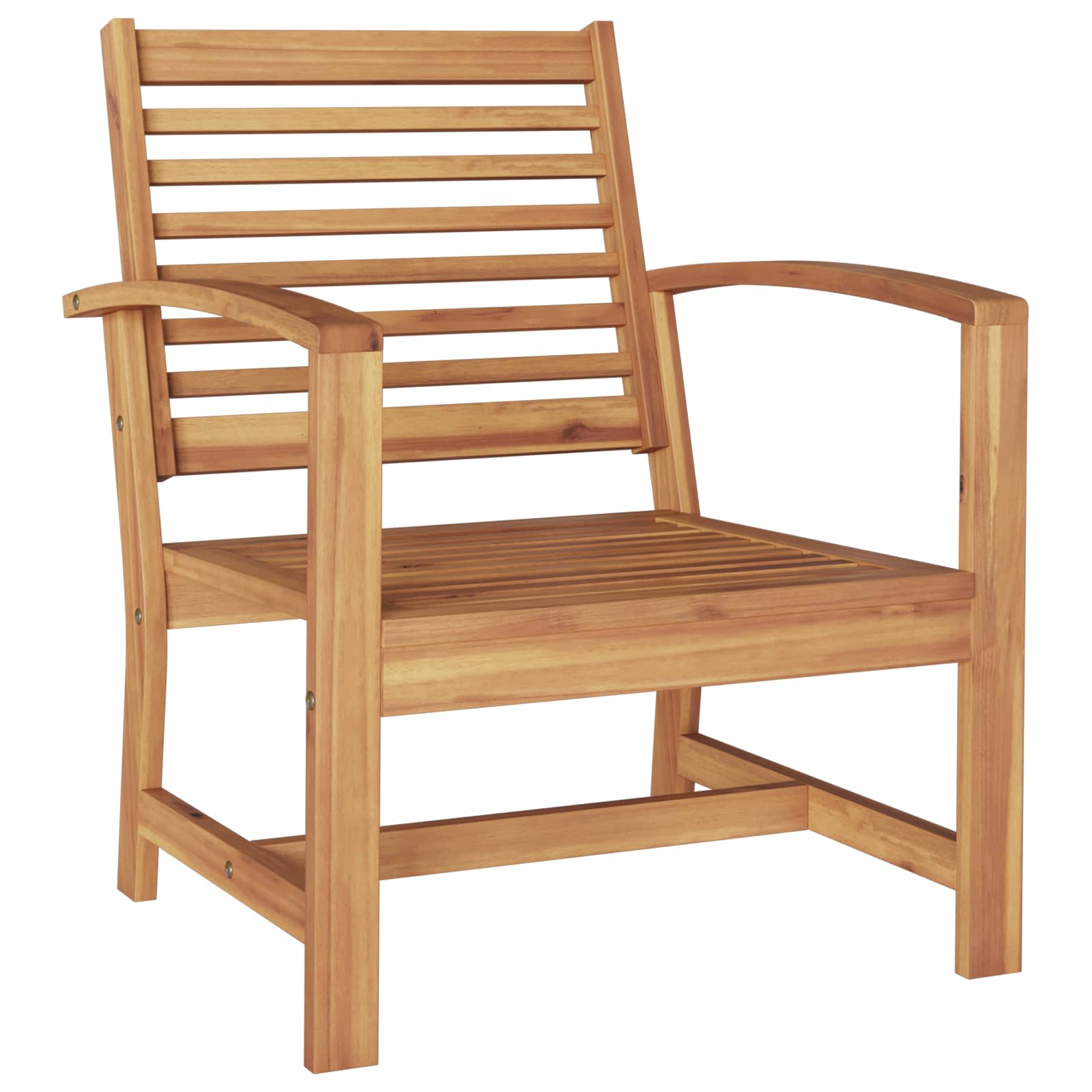 Stolica 2 Komad Smeđa i krem 65 x 60 x 76,5 cm Čvrsto teak drvo