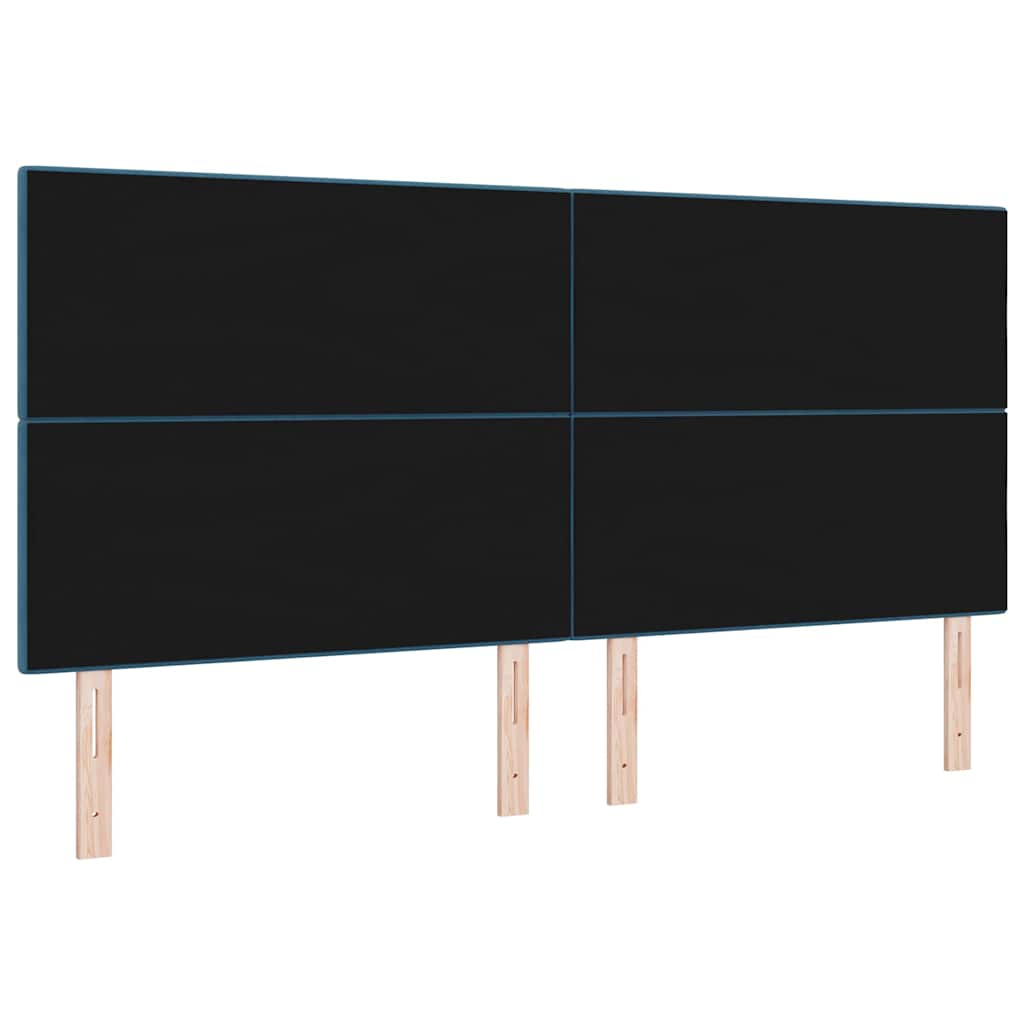 Uzglavlje Tamno plava 200 cm Baršun