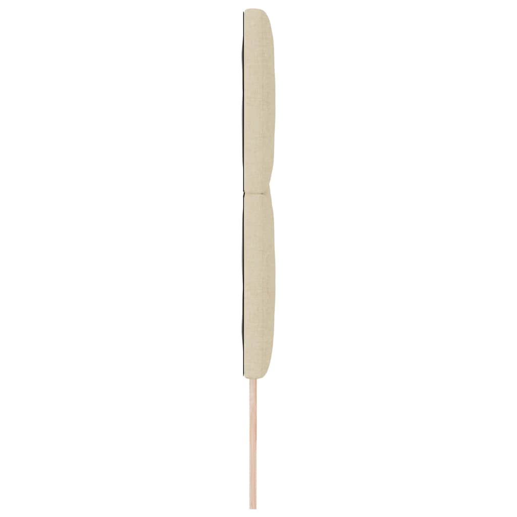 Uzglavlje Krema tkanina Bež 200 cm
