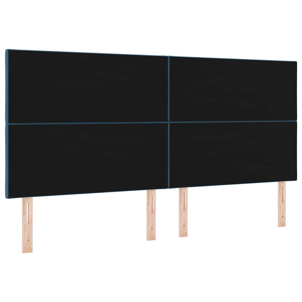 Uzglavlje Tamno plava 200 cm Baršun