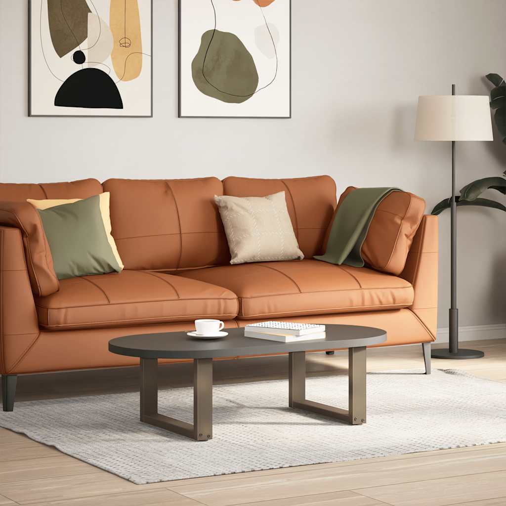 Noge za klub stolić U-oblik 2 kom Prirodni čelik 50 x (30-31) cm Čelik