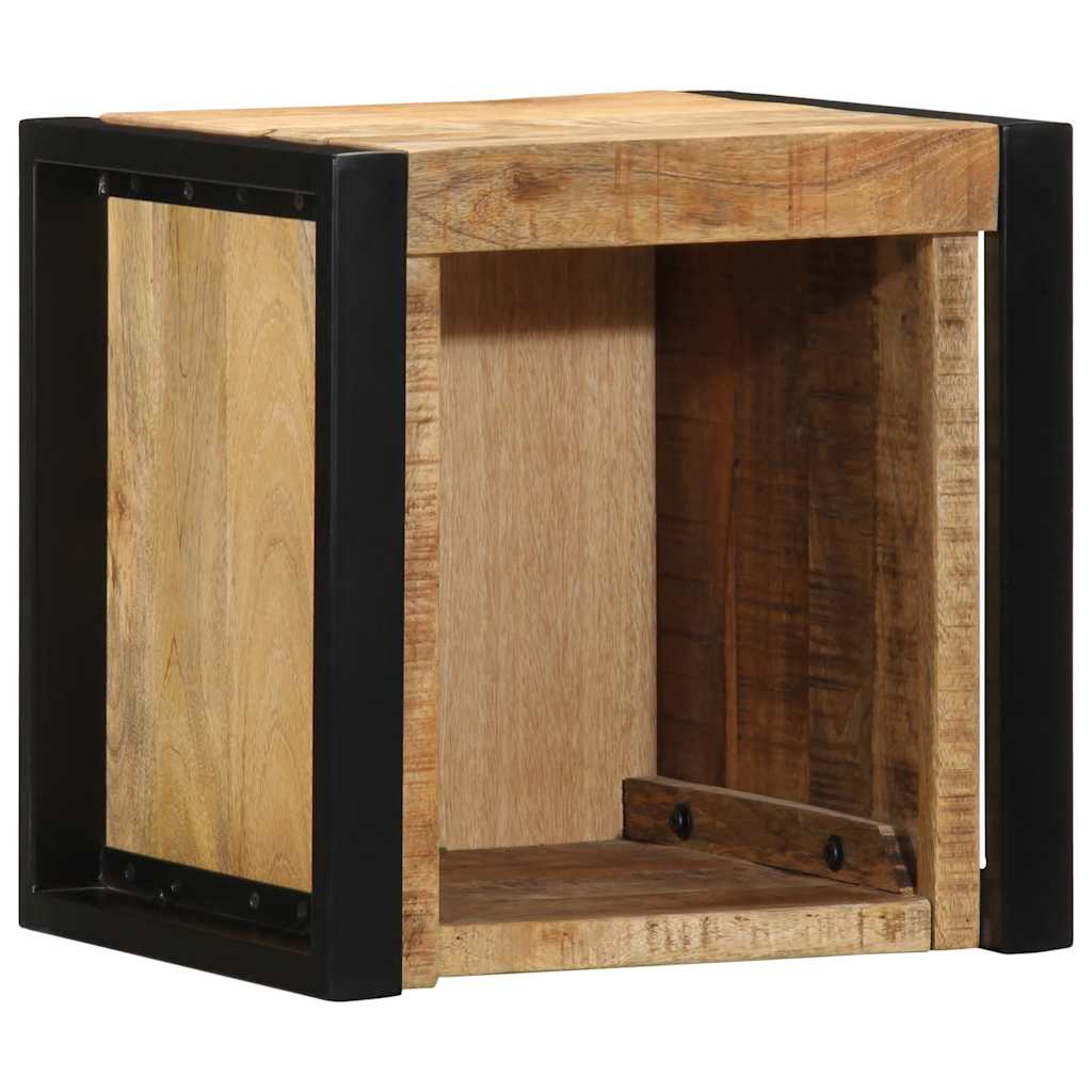 Noćni ormarići 2 kom 40x35x40 cm Puno grubo drvo Mango Smeđa