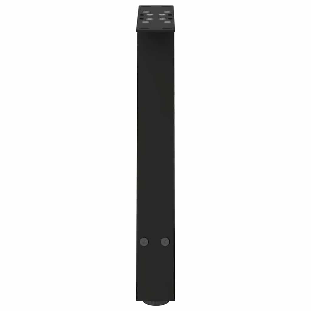 Noge za klub stolić A-oblika 2 kom Crne 50 x (42-43) cm Čelik
