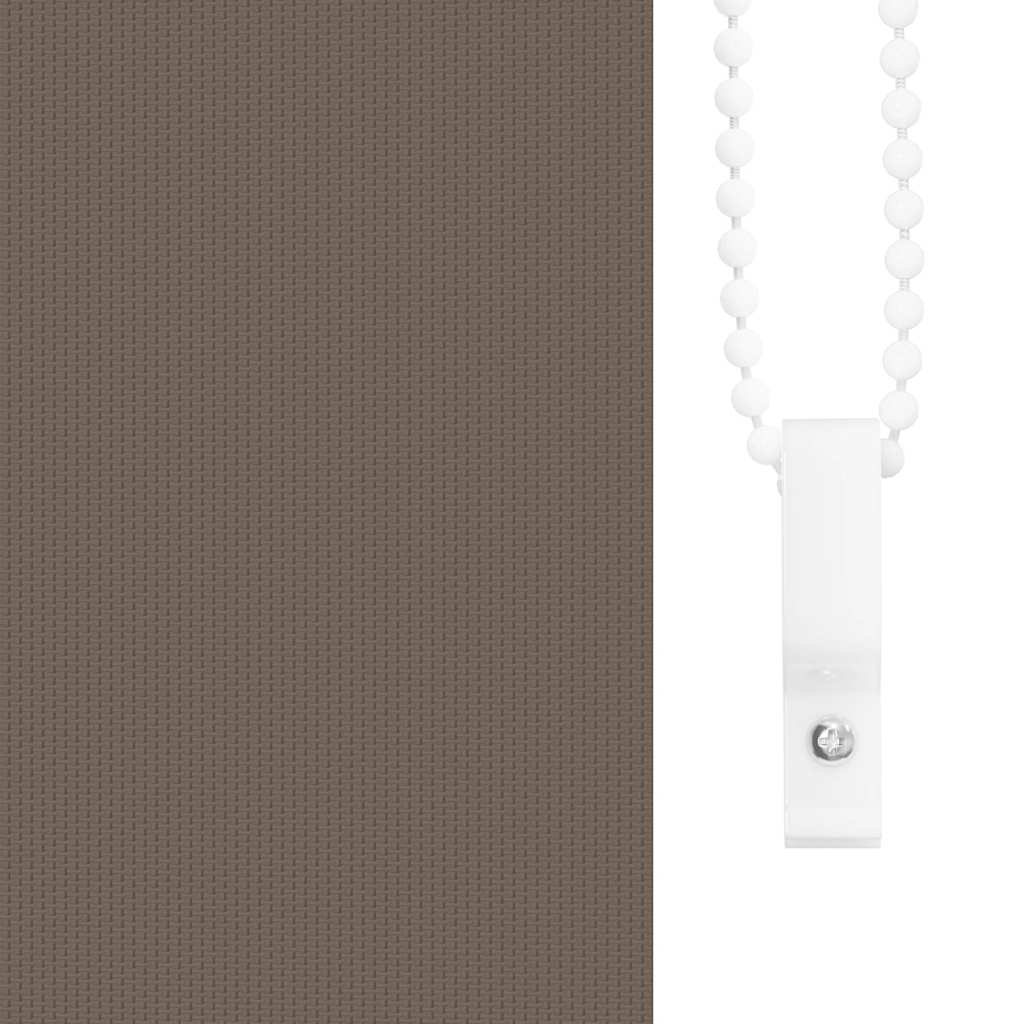 Rolo zavjesa za zamračivanje boje kave 45x130 cm Širina tkanine 40,7 cm Poliester