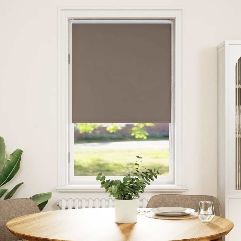Rolo zavjesa za zamračivanje boje kave 65x130 cm Širina tkanine 60,7 cm Poliester