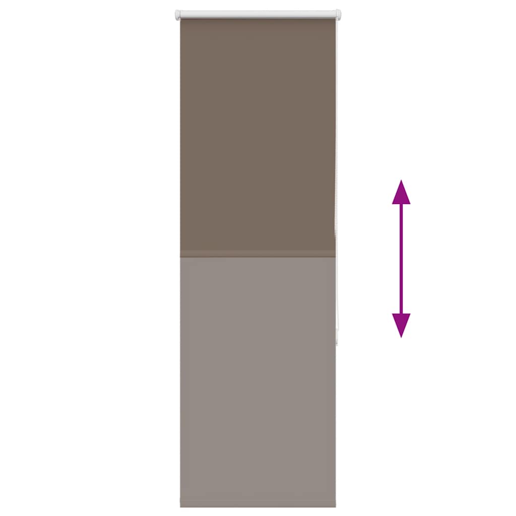 Rolo zavjesa za zamračivanje boje kave 40x175 cm Širina tkanine 35,7 cm Poliester
