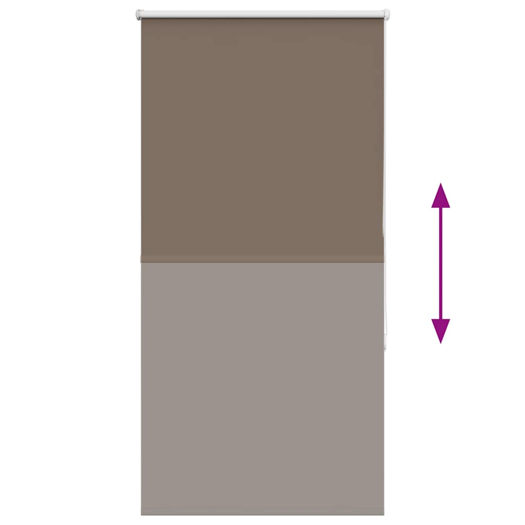 Rolo zavjesa za zamračivanje boje kave 65x175 cm Širina tkanine 60,7 cm Poliester